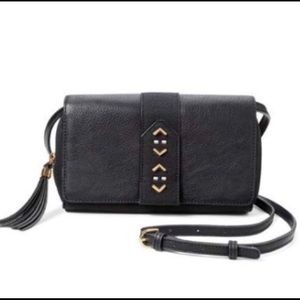 Stella & Dot Black Nolita Crossbody Bag NWT